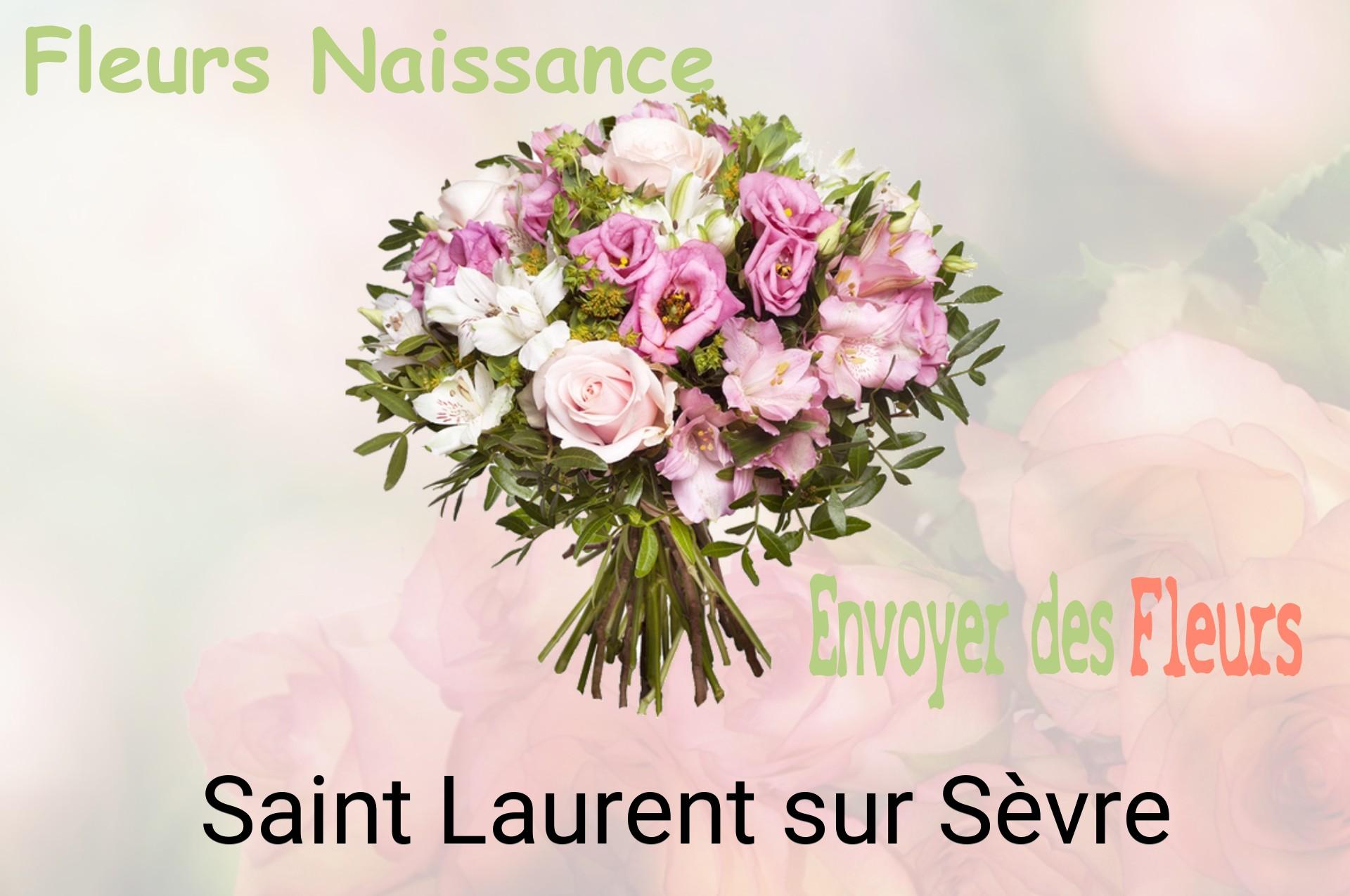 Bouquet de fleurs de naissance livré à Saint-Laurent-sur-Sèvre